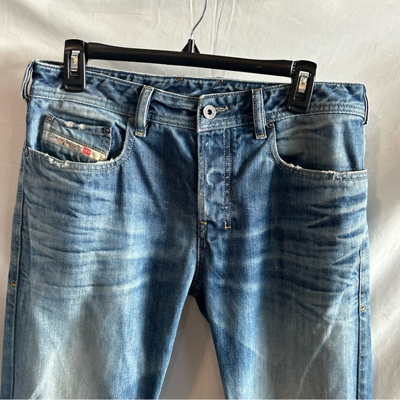 Diesel Jeans | Zathan Regular Bootcut | Distressed Button-Fly | Size 29 x 30 - Picture 2 of 16